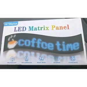 LED Running Text Flexible Advertising Panel Display Field Screen 16 X 96.